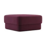 Kate large pouf Aldan 2932 fabric right view