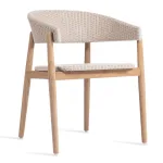 Mona dining armchair teak outdoor 01