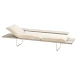 Orizon Chaise Longue with Backrest